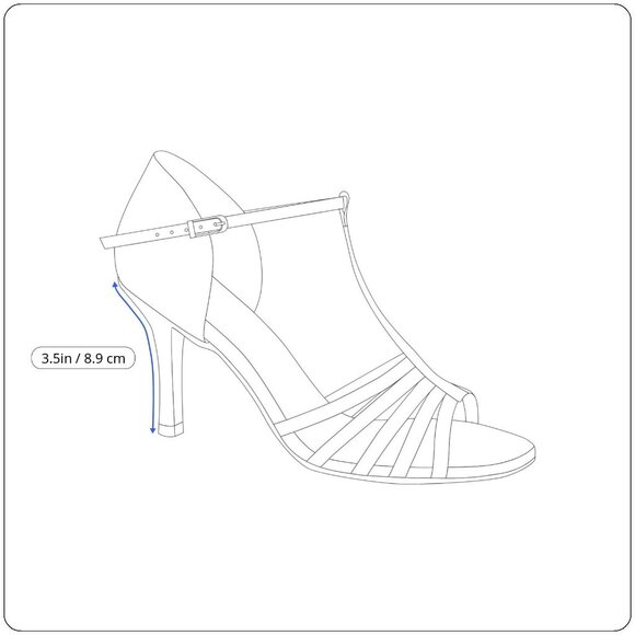 Vince Camuto Women’s Black Leather Ankle Strap Peep Toe Reteema Heels Size 8M - Picture 10 of 10